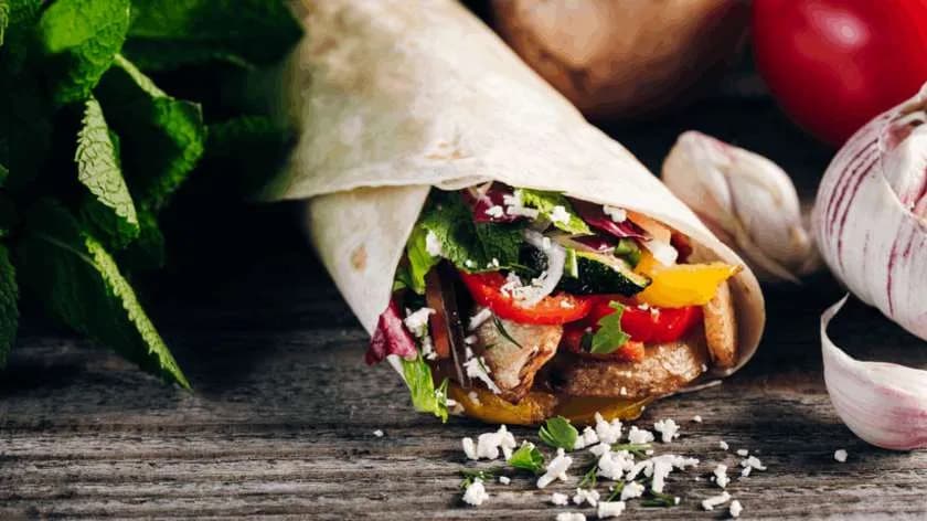 Duży lawasz "Vege Klasyk"