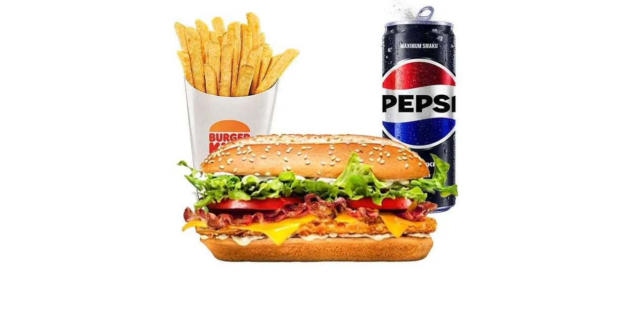 Bacon&Cheese Chicken Royal Zestaw