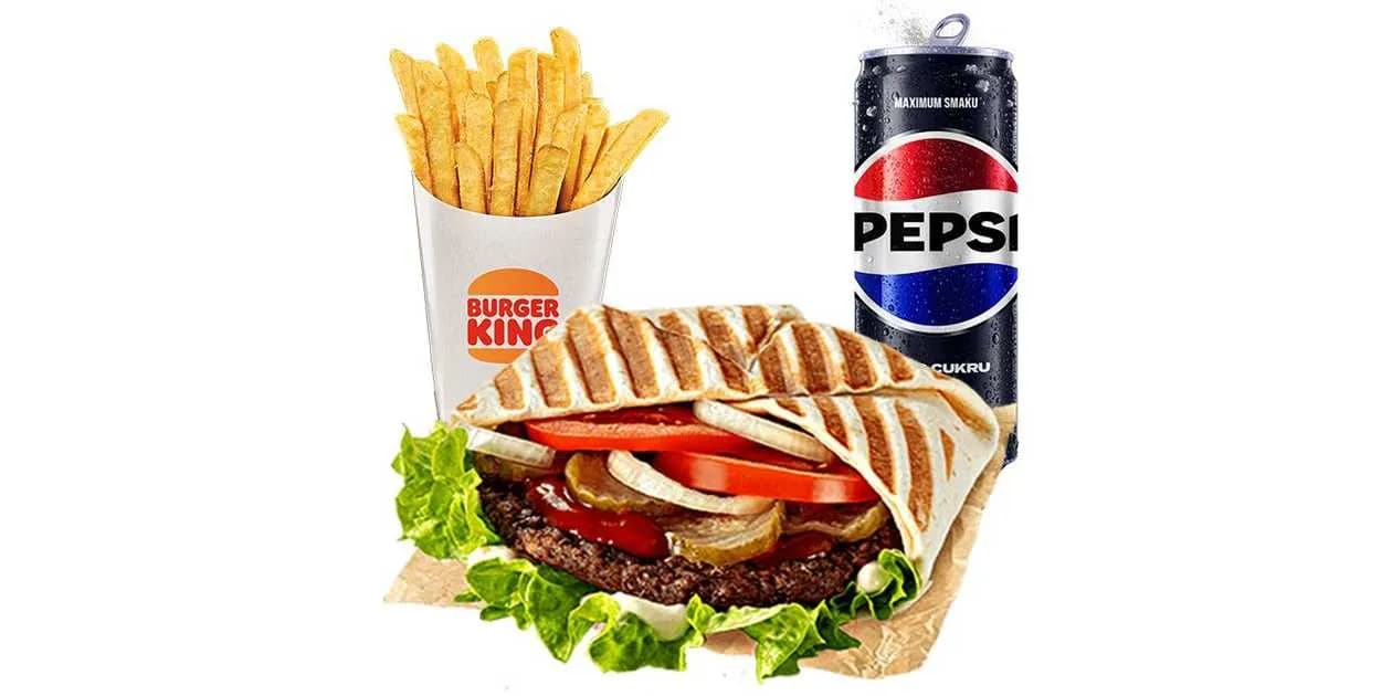 King Beef Pocket Zestaw