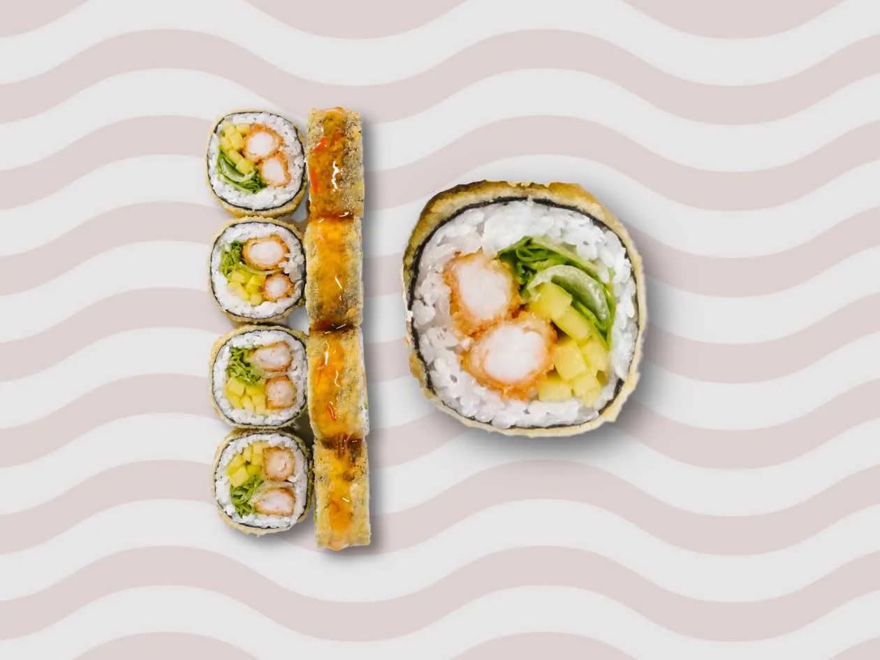 Hot Roll z krewetkami i mango 300g (8szt)