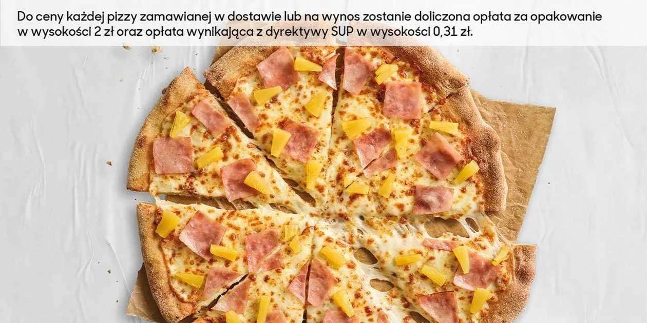 PIZZA HAWAJSKA Duza