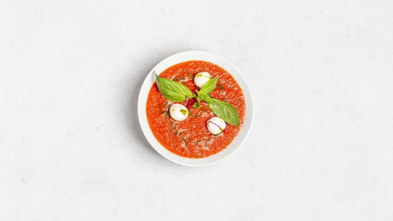 KREM POMIDOROWY Z MOZARELLĄ