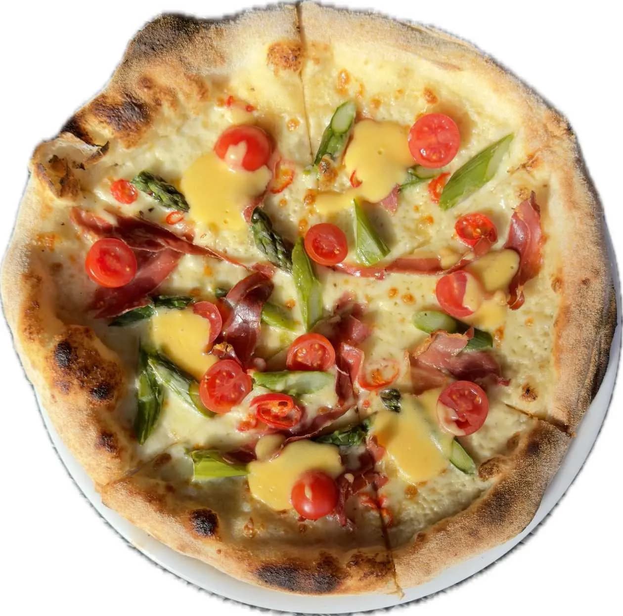 PIZZA SZPARAGOWA BIANCA