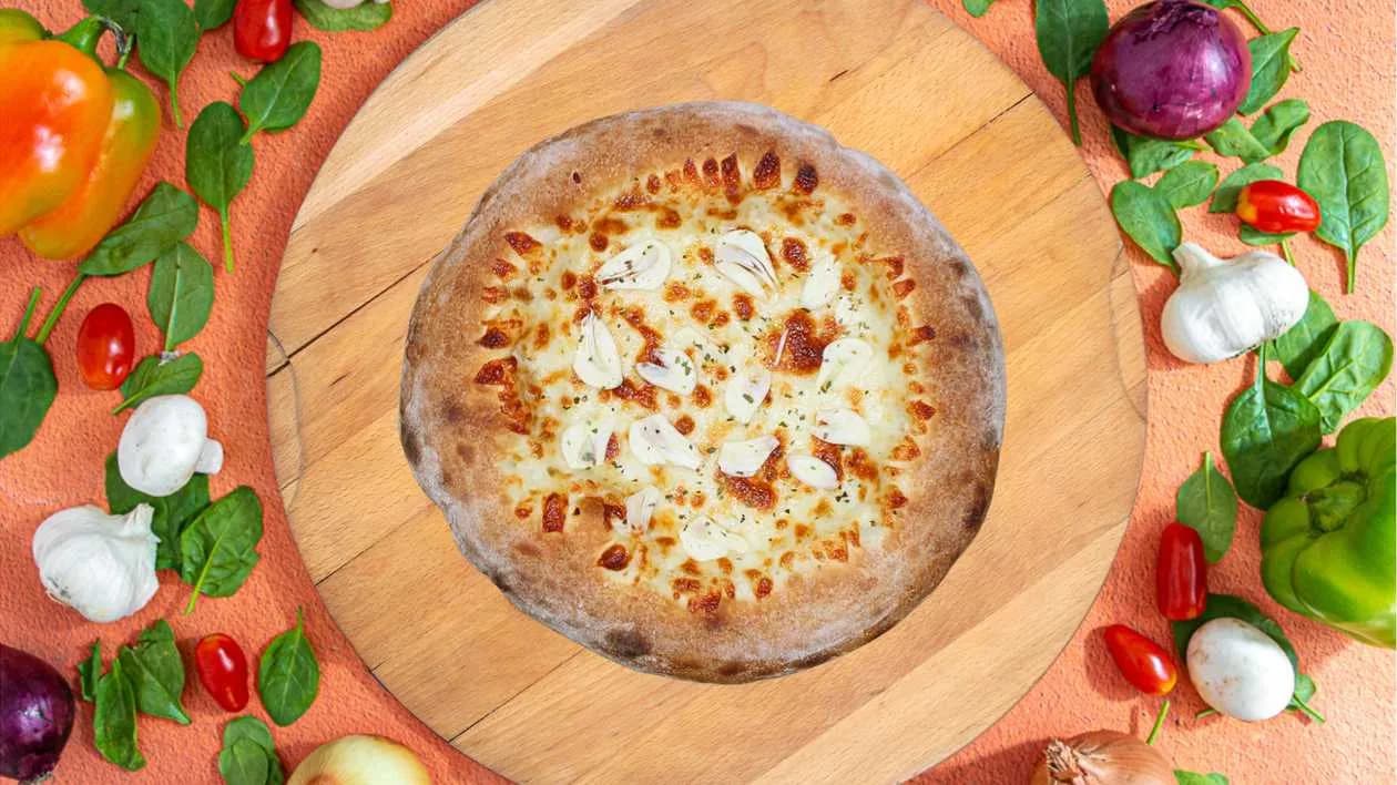 Focaccia Bread with cheese and garlic