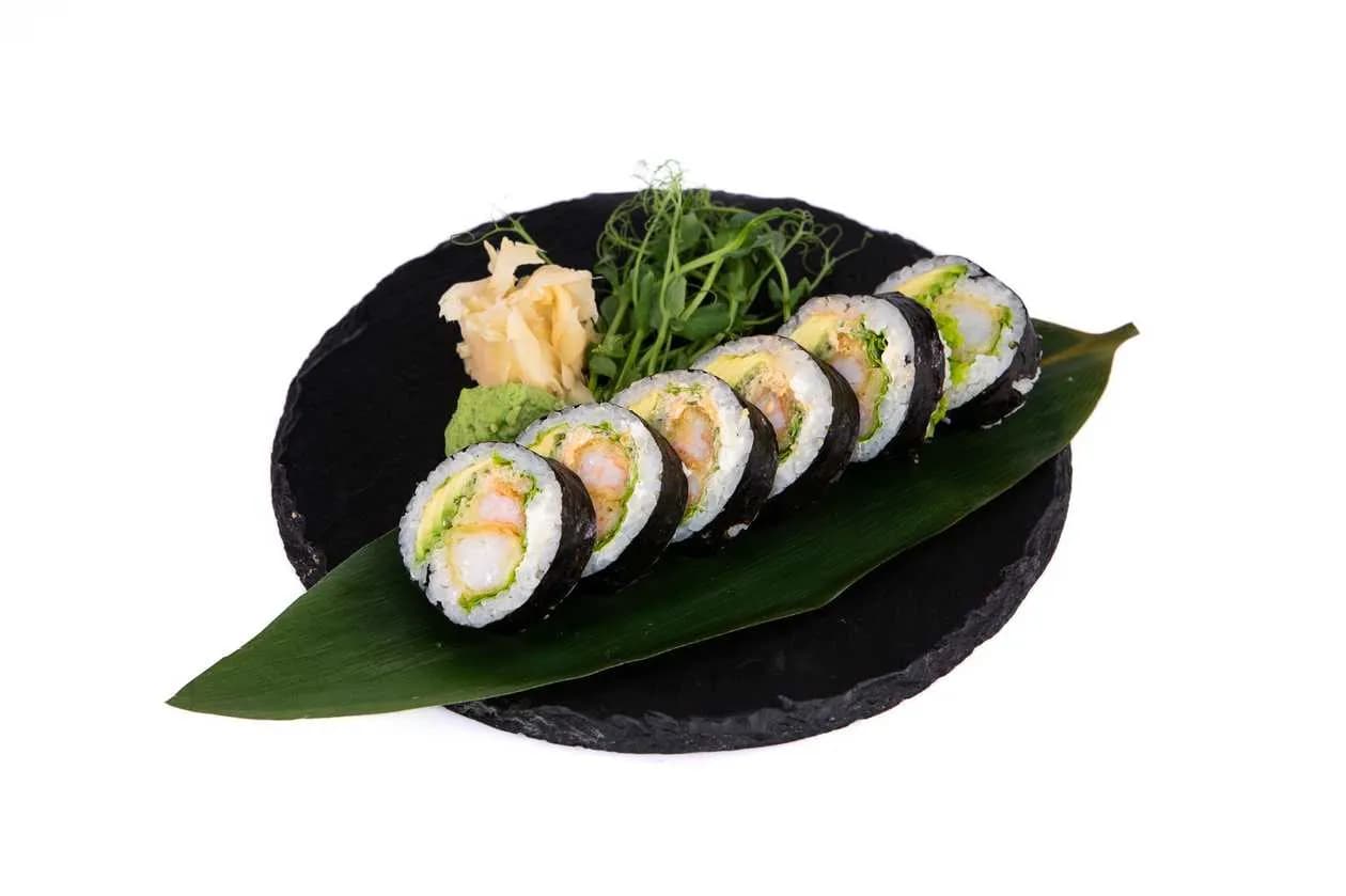 Futomaki with Shrimp in Tempura