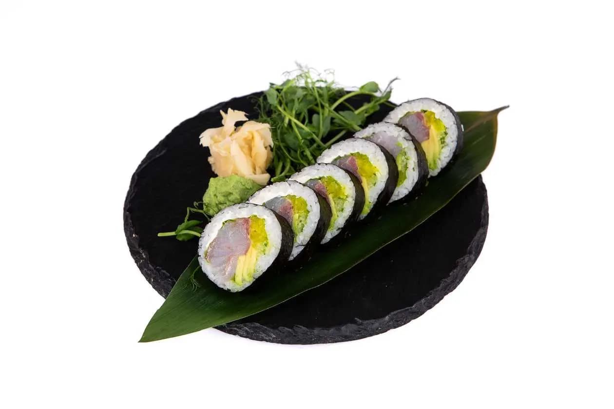 Futomaki with Sea Bass