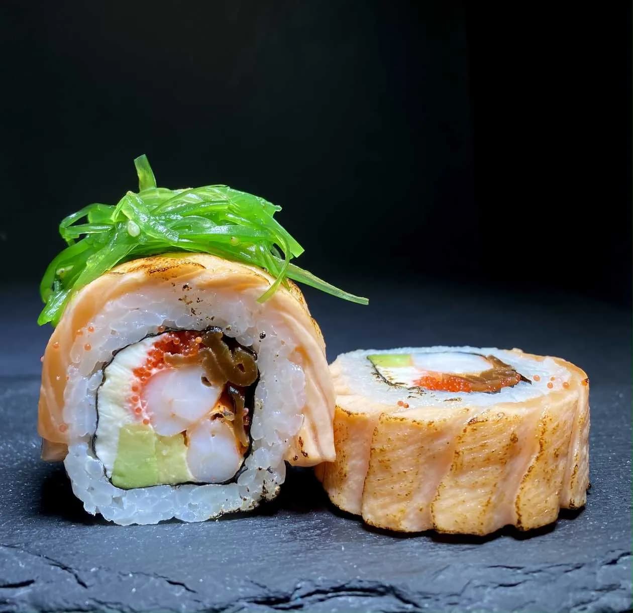 Rolka Philadelphia Sake Ebi Grill (8 sztuk)