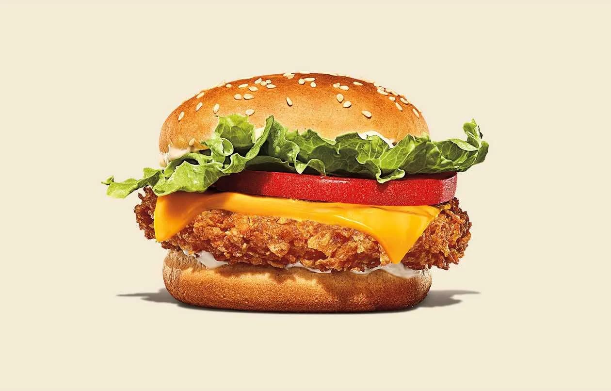 Cheese Crispy Chicken Burger