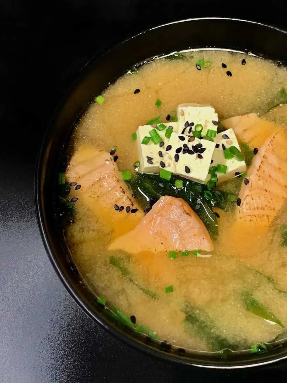 Miso Shiru Salmon Soup