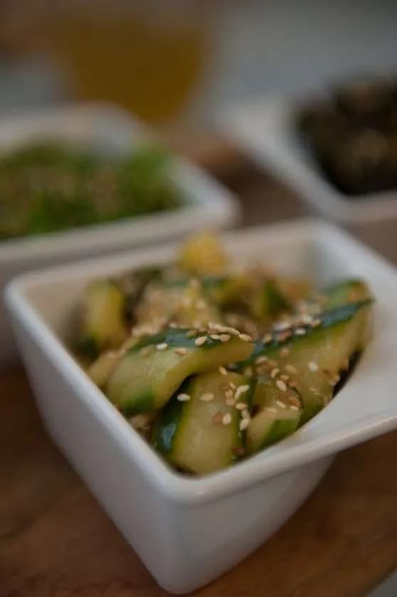 Spicy Cucumber and Garlic Salad