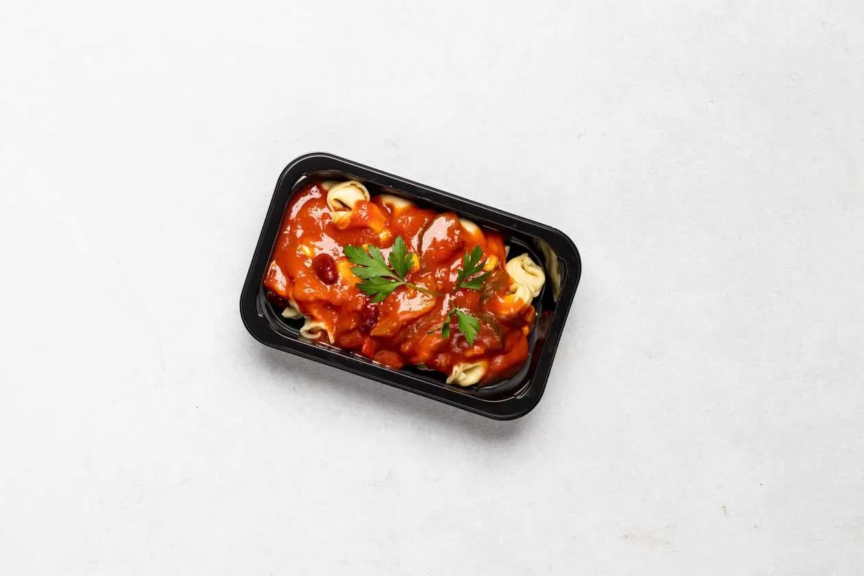 Meat Tortellini with Hungarian Sauce