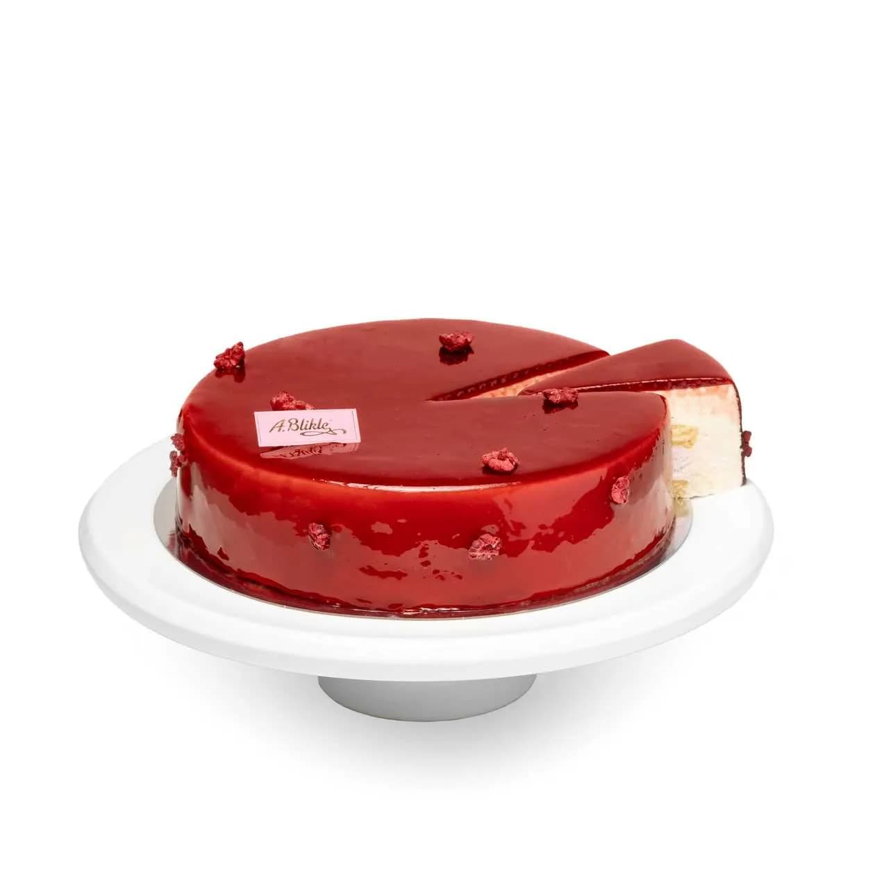 White Chocolate Crispy Raspberry Cake