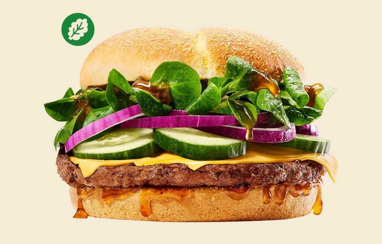 TeriyaKing Plant-Based Burger