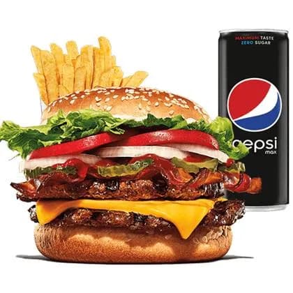 Double Bacon&Cheese Whopper Set