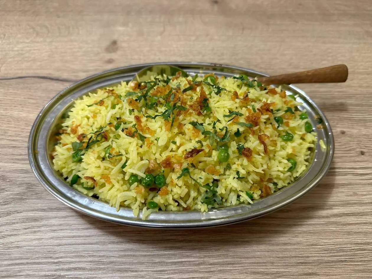 Green Peas Pulao