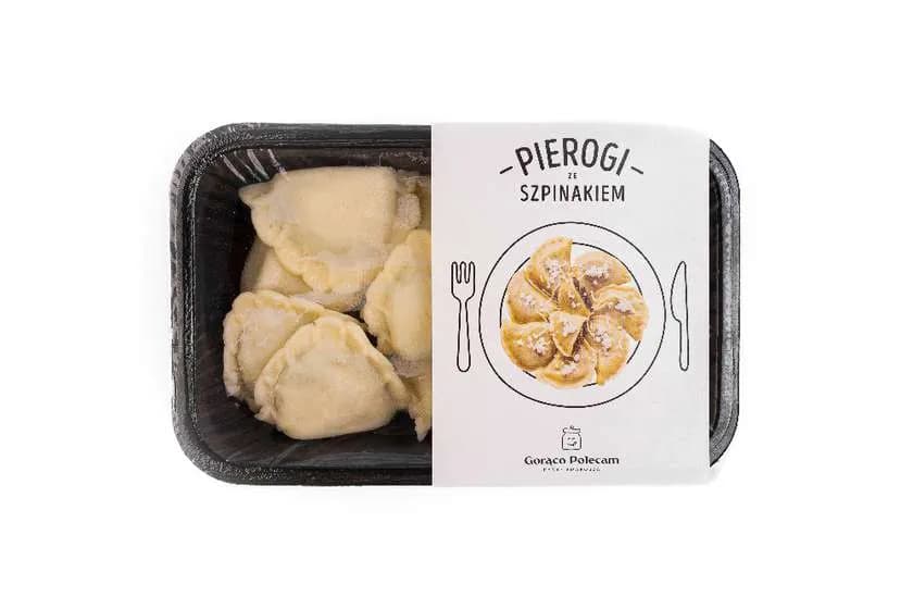 Pierogi ze szpinakiem i serem