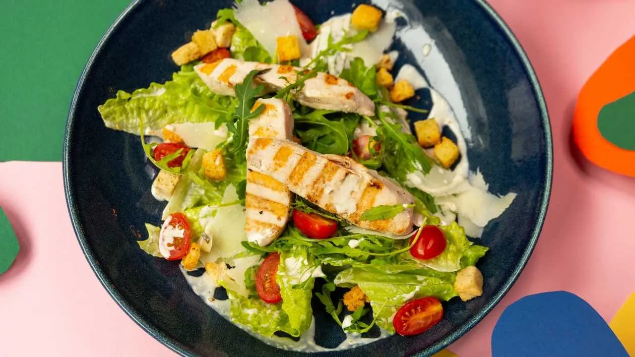 Caesar with Grilled Chicken Breast
