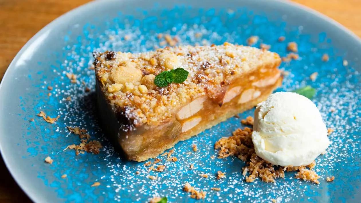Apple Pie with Rhubarb