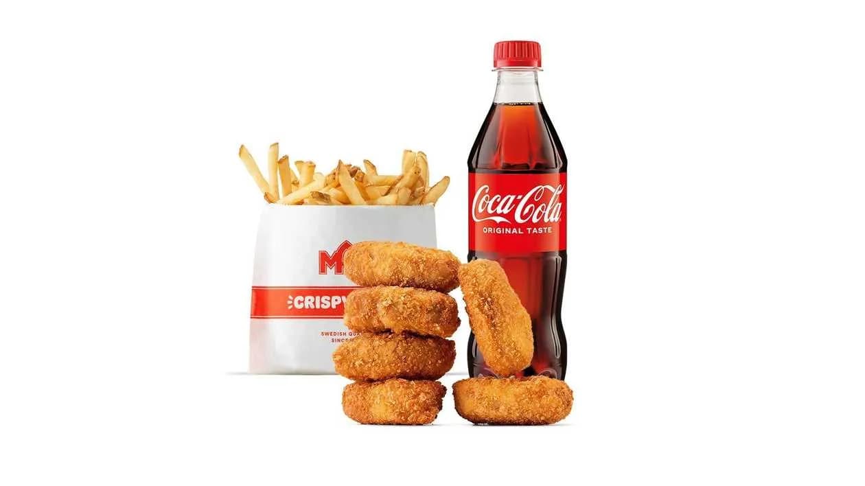 Crispy Green Nuggets 6pcs meal