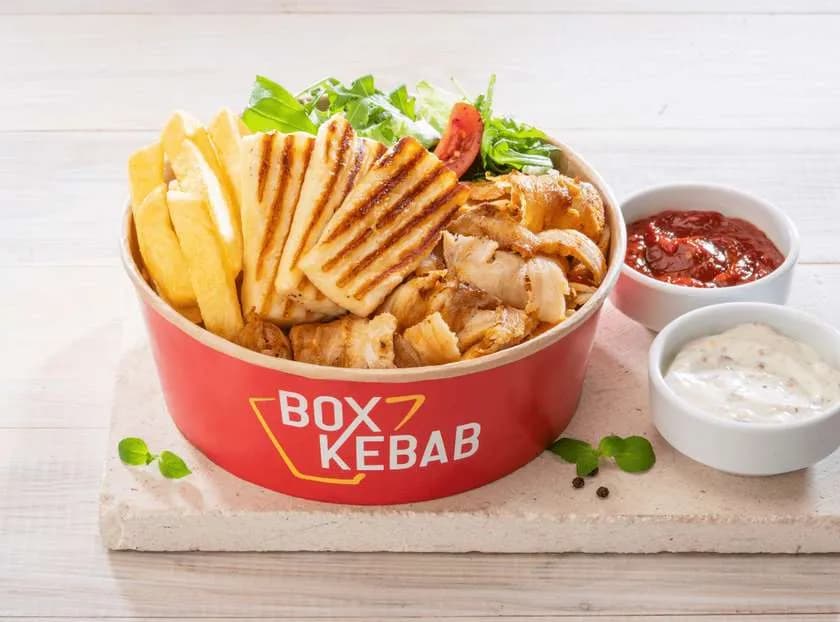 Box Kebab Halloumi Premium