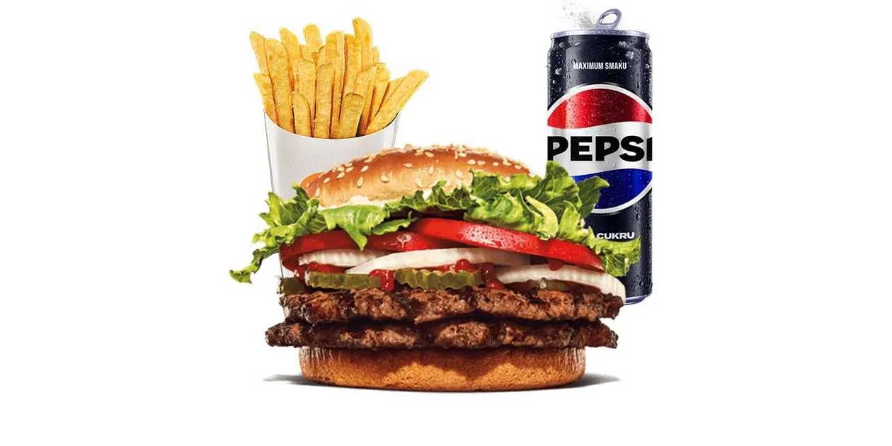 Double Whopper Zestaw