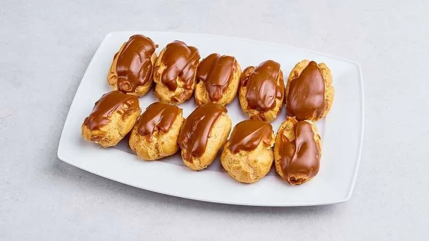 Mini eklerki karmelowe