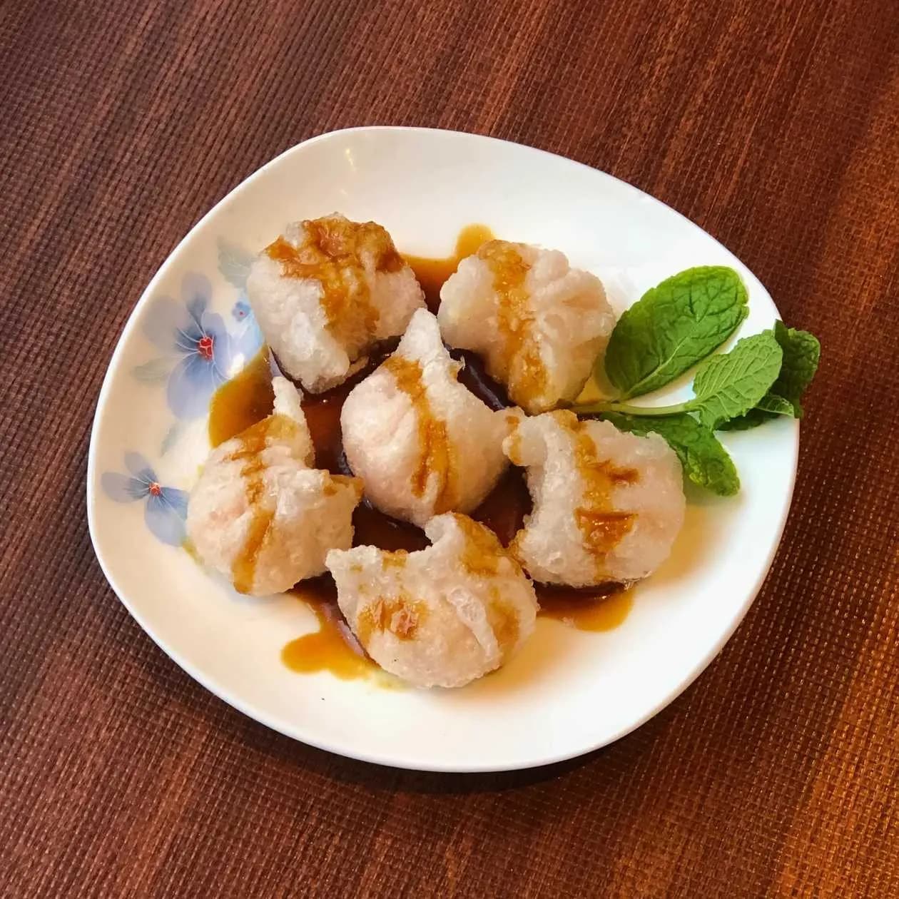 Dumpling with shrimps