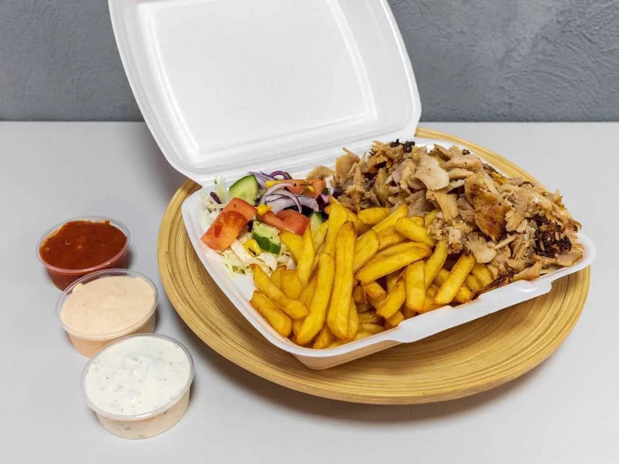 Kebab on a Plate