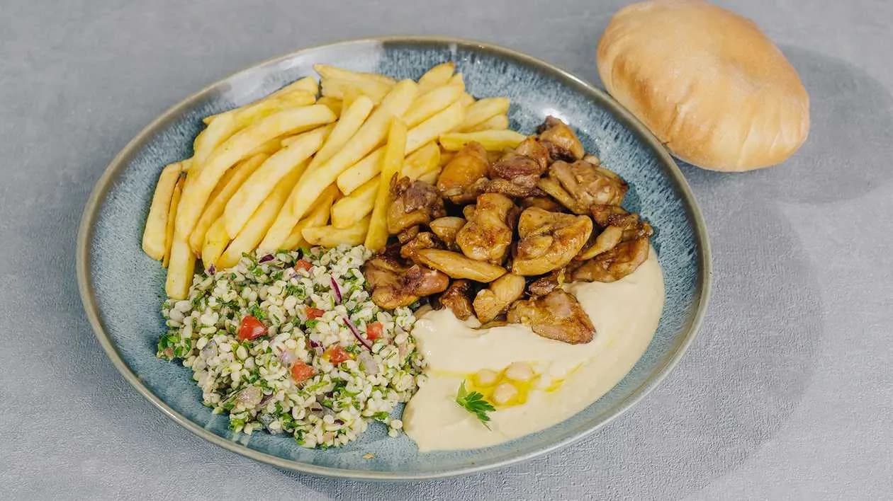 Shoarma® on Hummus