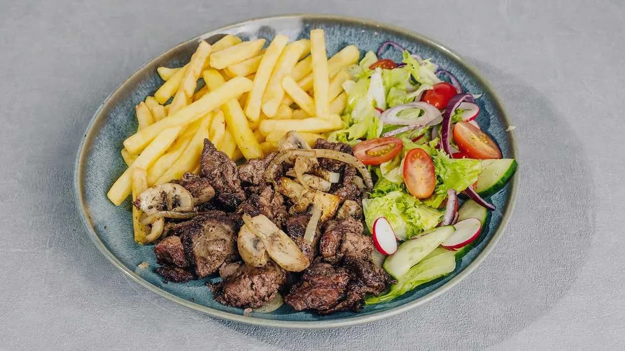 Liver with Champignons