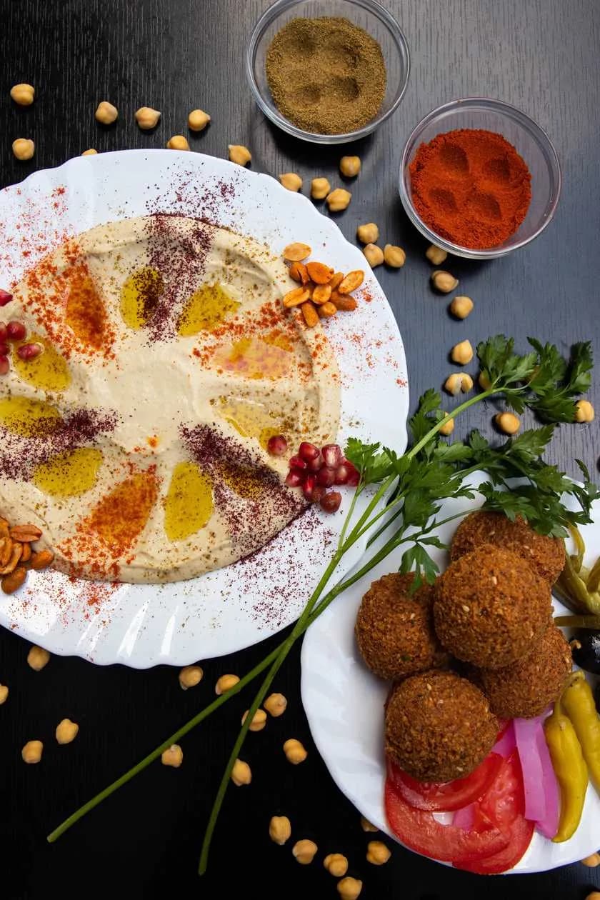 Hummus and Falafel