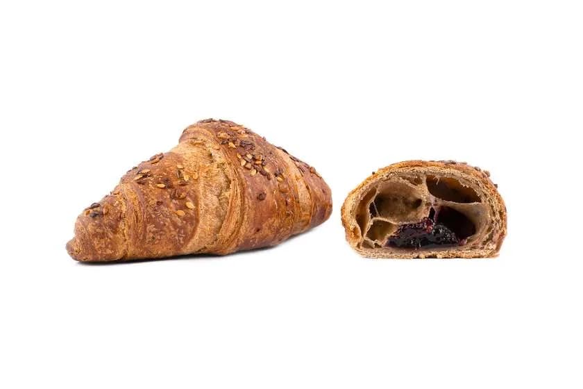Croissant wegański z nadzieniem jagodowym...