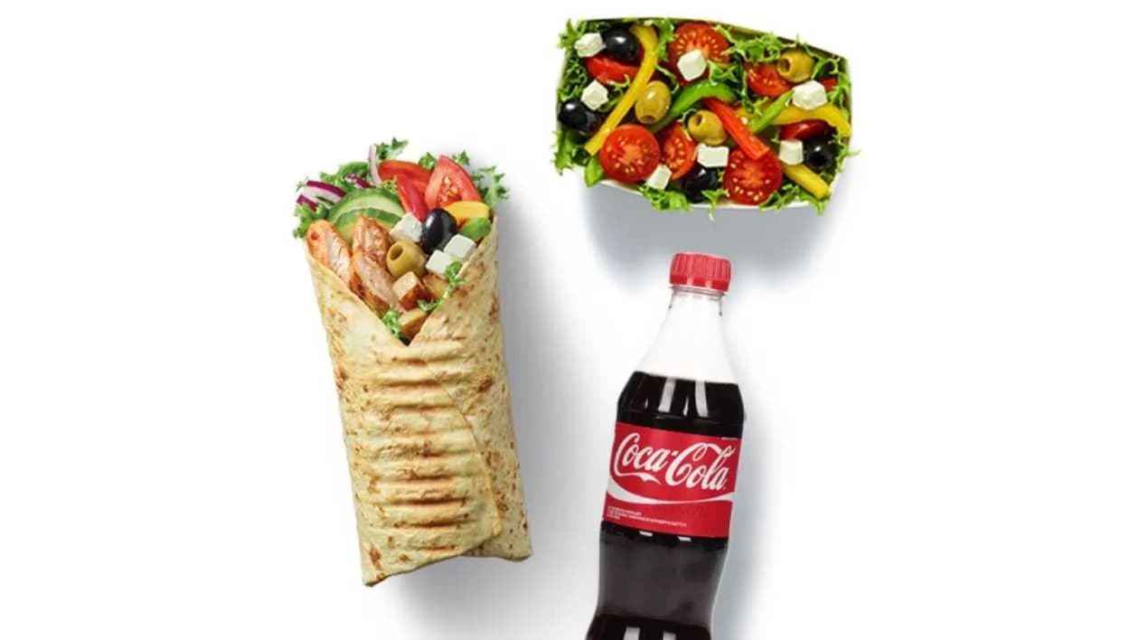 Wrap a Set: Main Dish + Side Dish + Drink