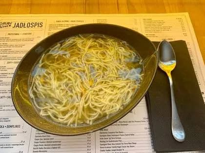 Broth without Green with Noodles