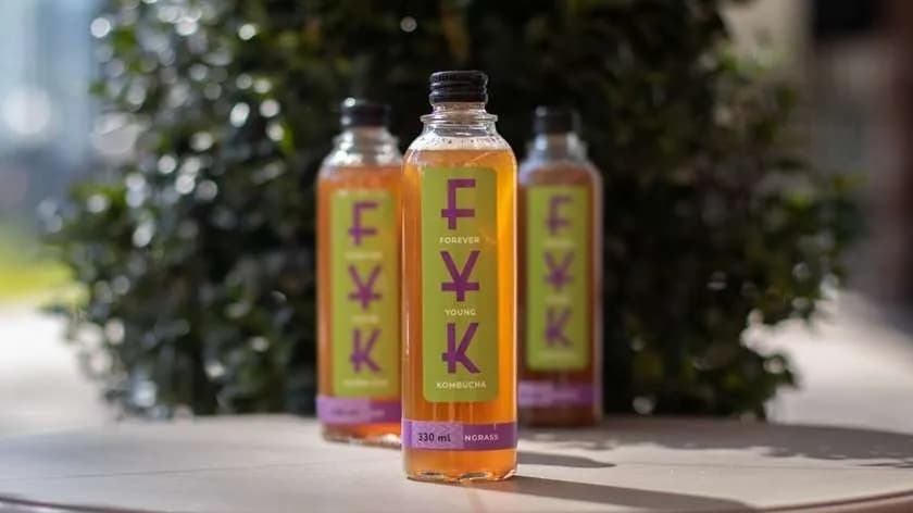 Kombucha o smaku Lemongrass