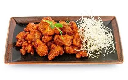 Spicy Chicken in Garlic Sauce with Ginger