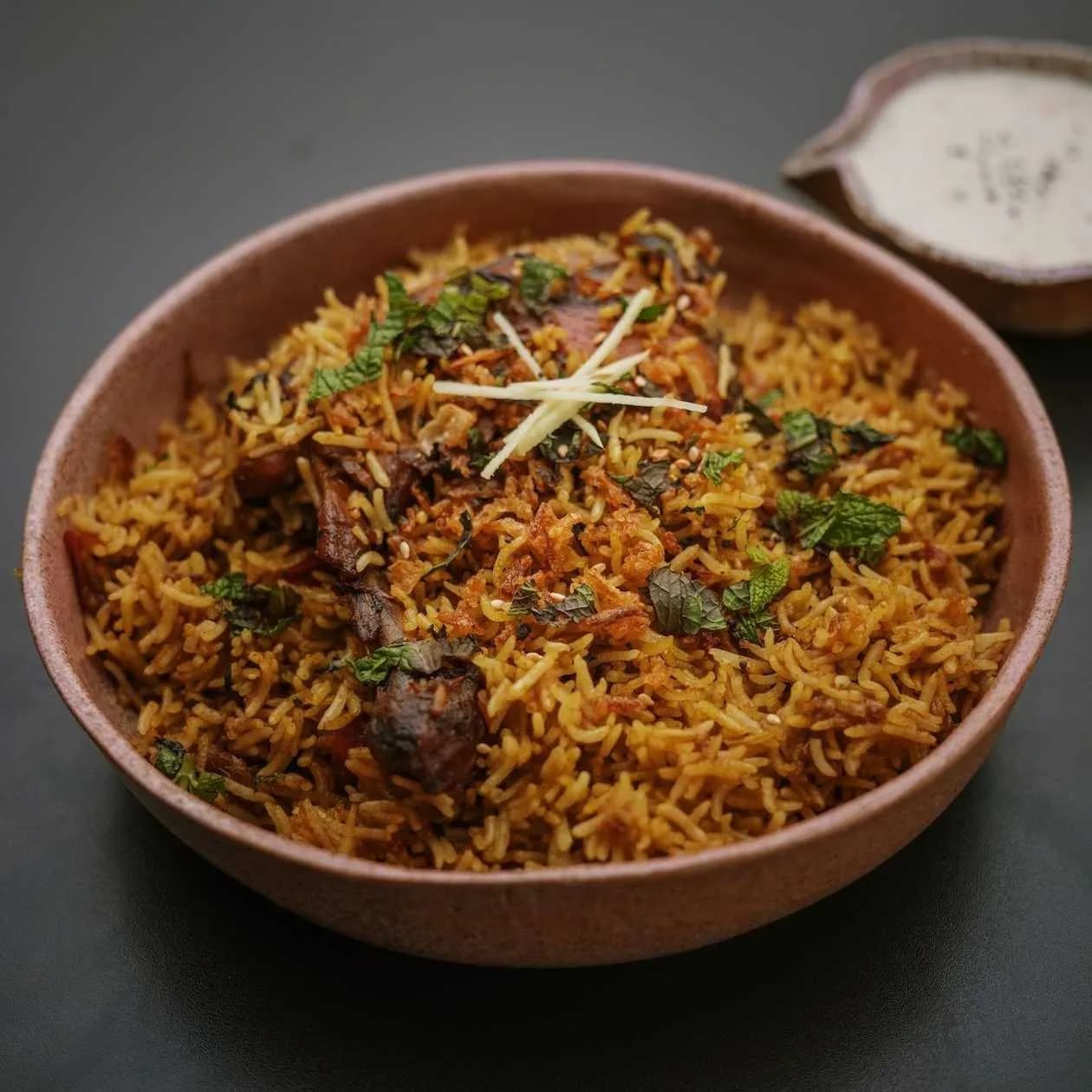Dum Biryani with Chicken