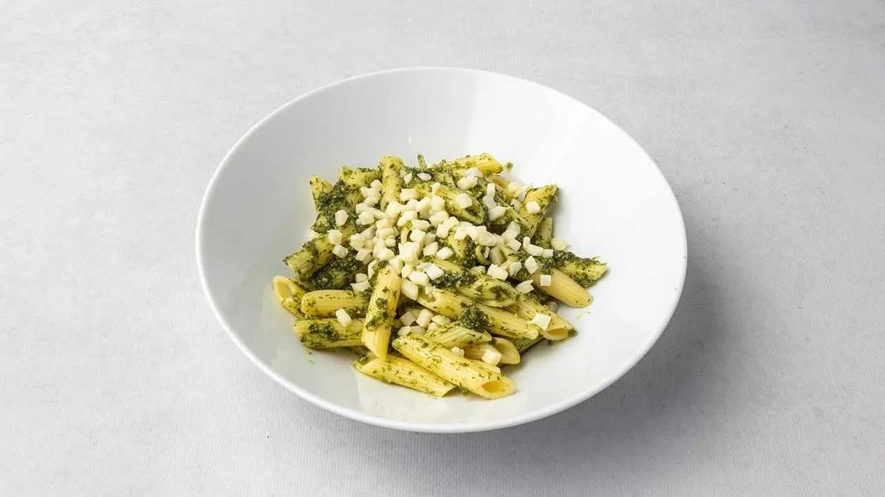 Penne with Basil Pesto + SOUP