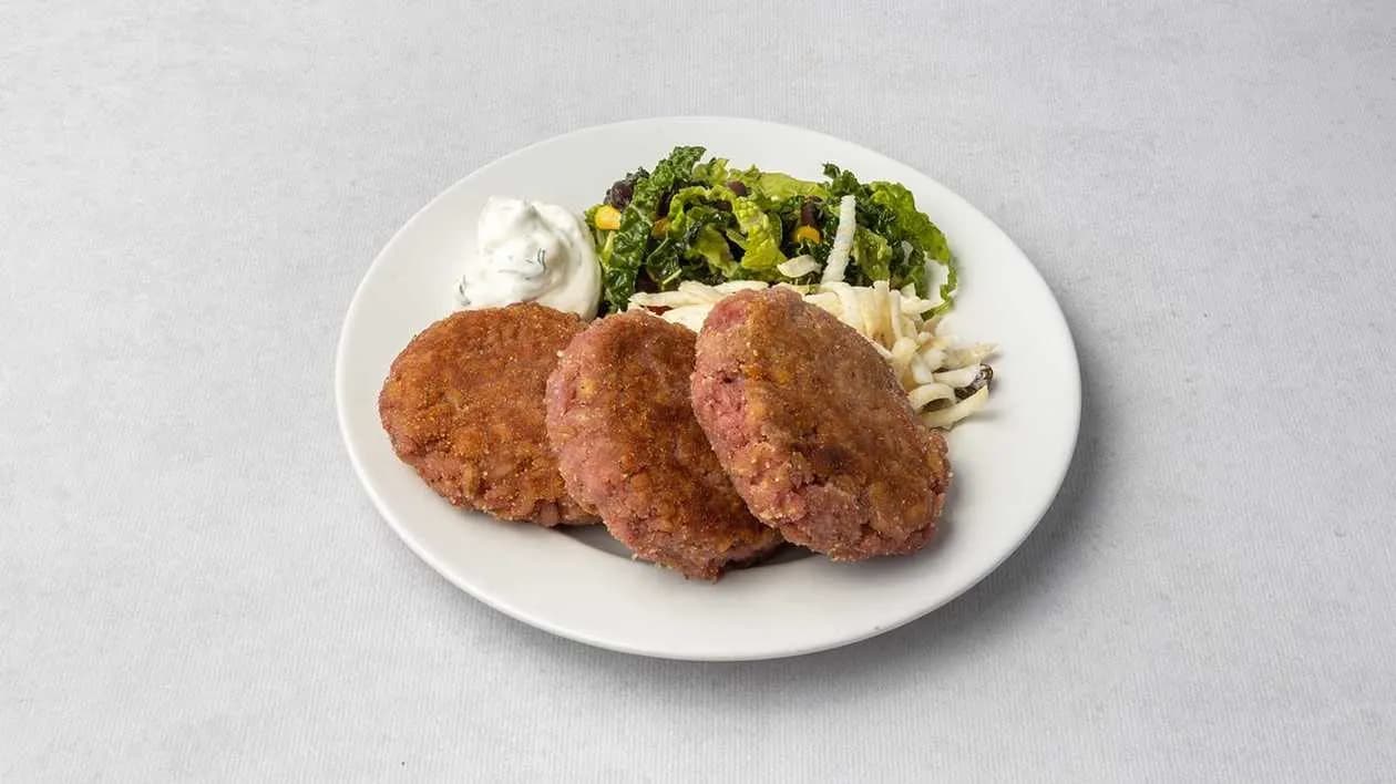 Beetroot Chops with Barley + SOUP