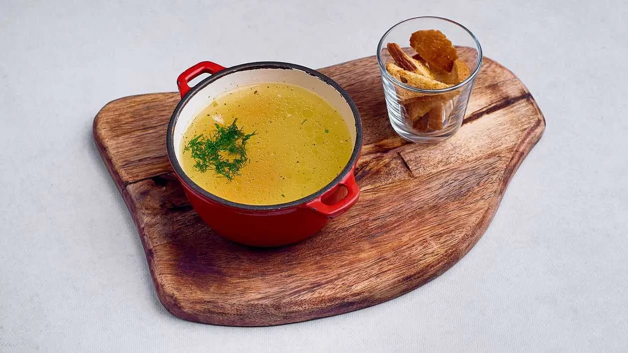 Homemade Chicken Soup with Chicken and Noodles