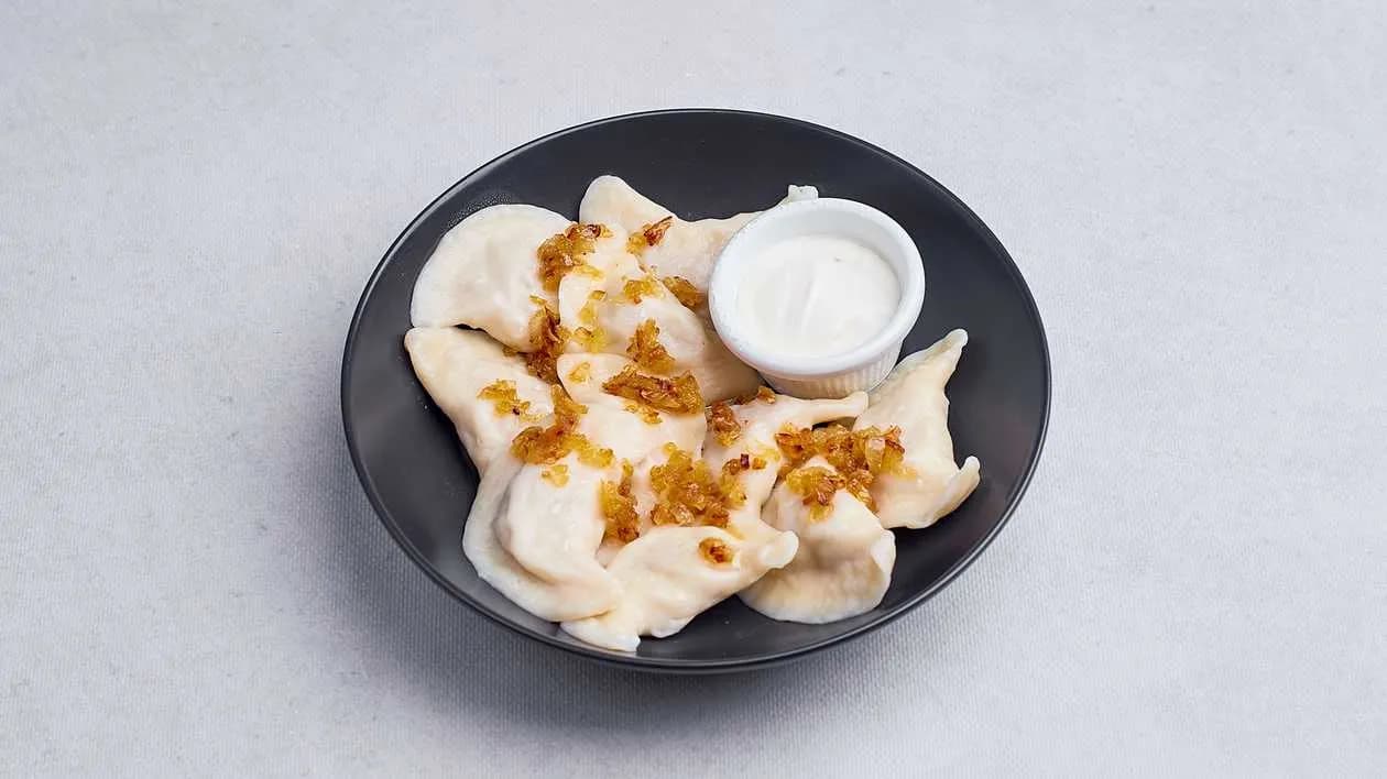 Pierogi with Potatoes and Champignons