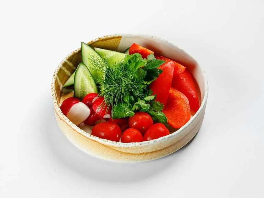 Talerz "świeże warzywa"