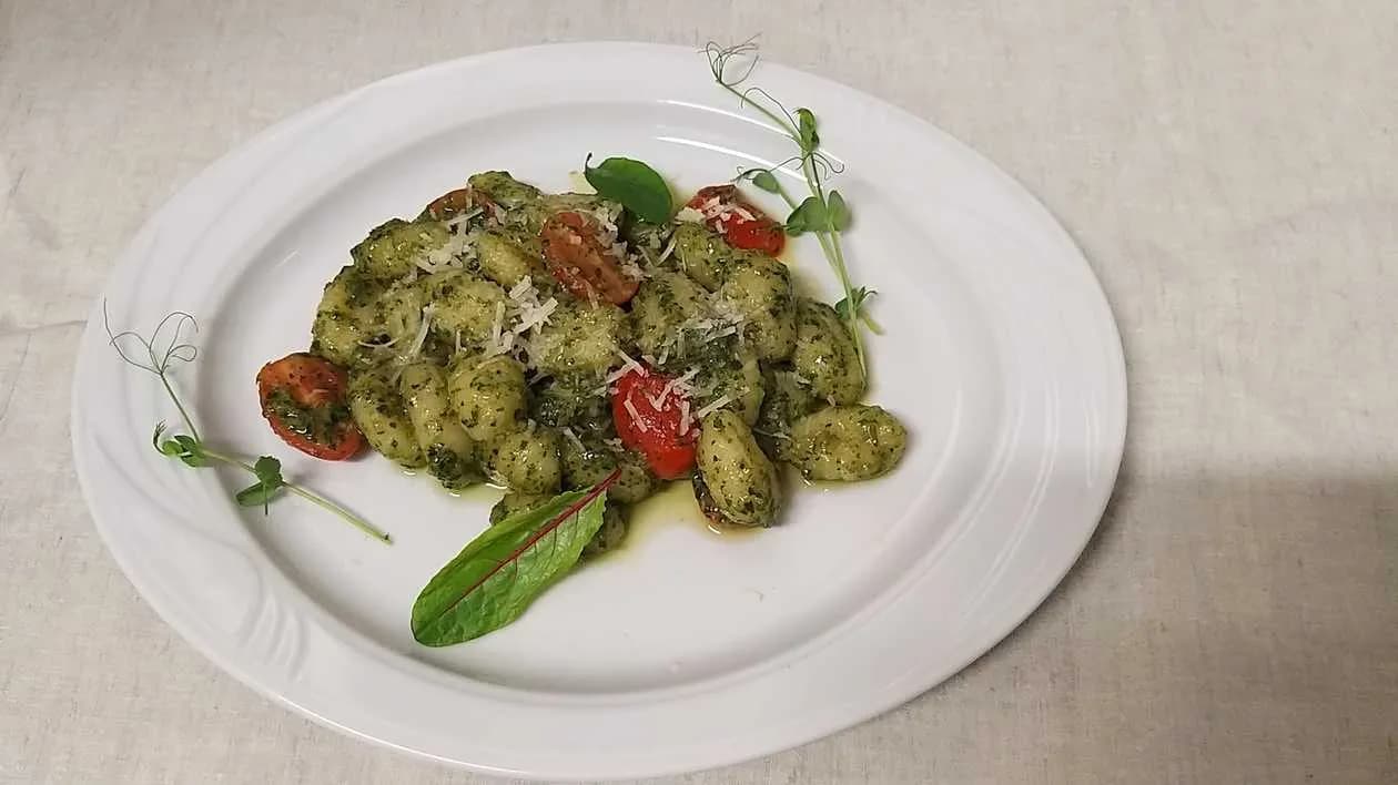Gnocchi with pesto