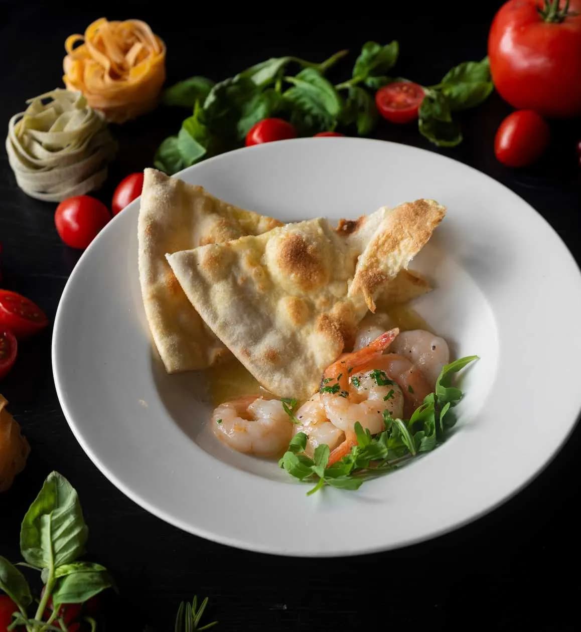 Shrimps in White Wine