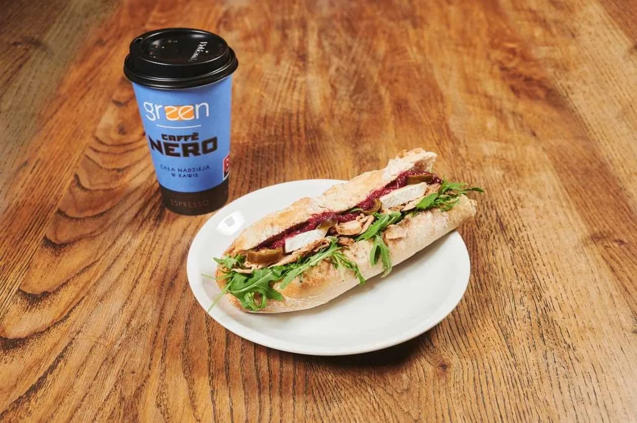 Bagietka Klasyczna + Latte Duże