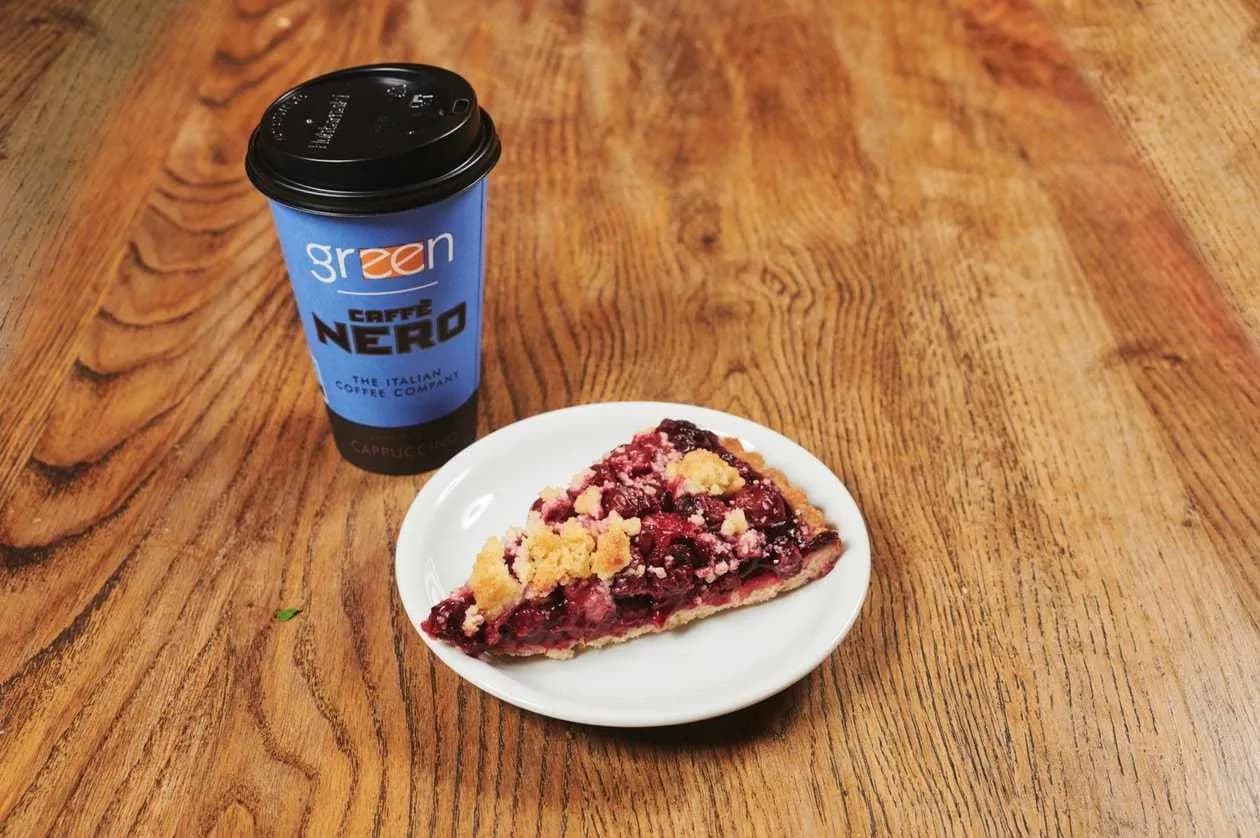 Tarta słodka + Latte Duze