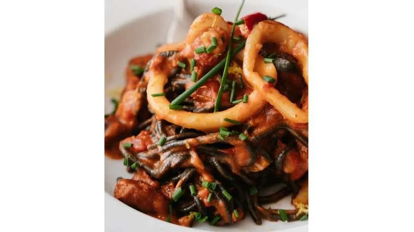 Spaghetti Kalmar Chorizo