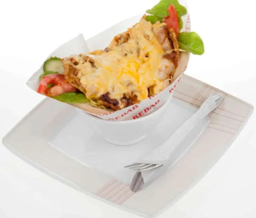 Cheese sandwich kebab