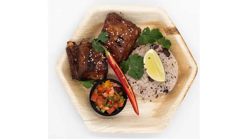 Żeberka w sosie ostrygowym