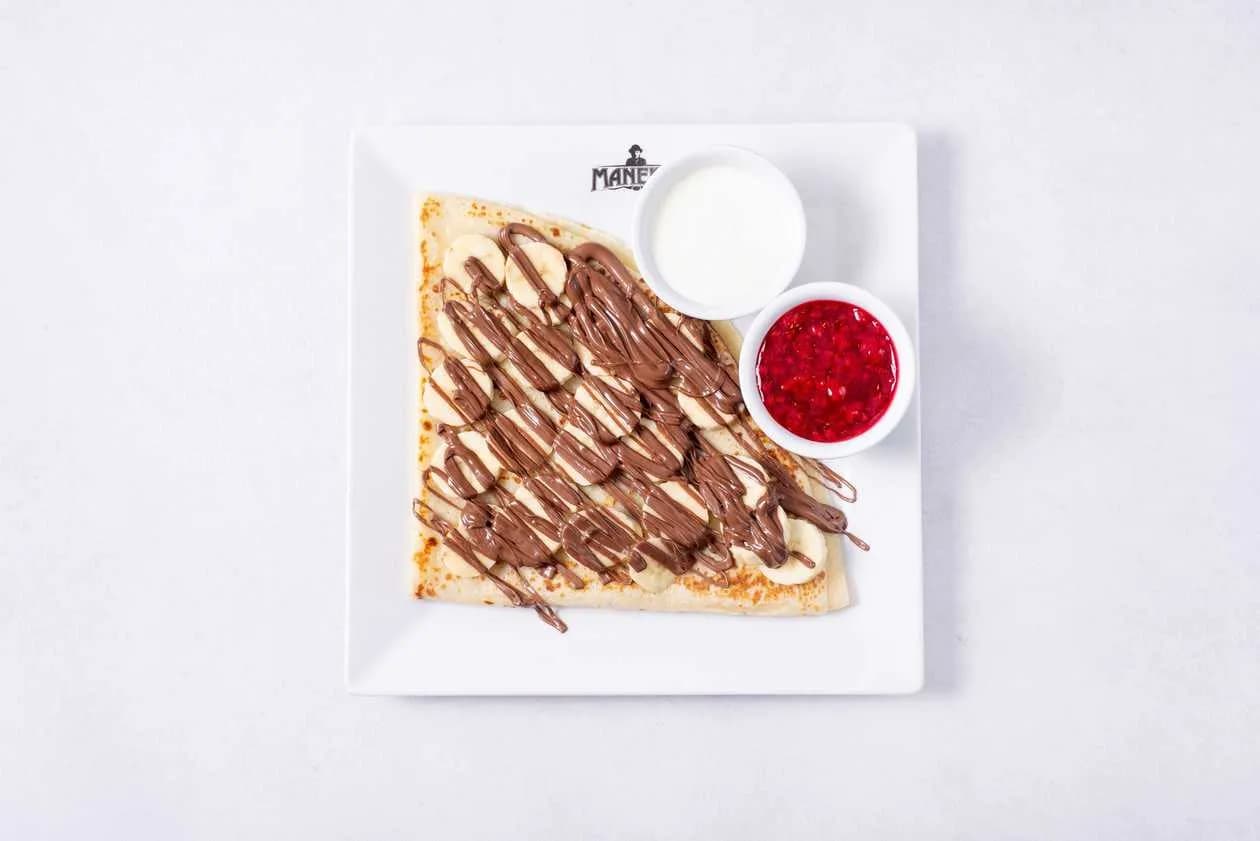 Banana, Nutella/Manekinella, sauce